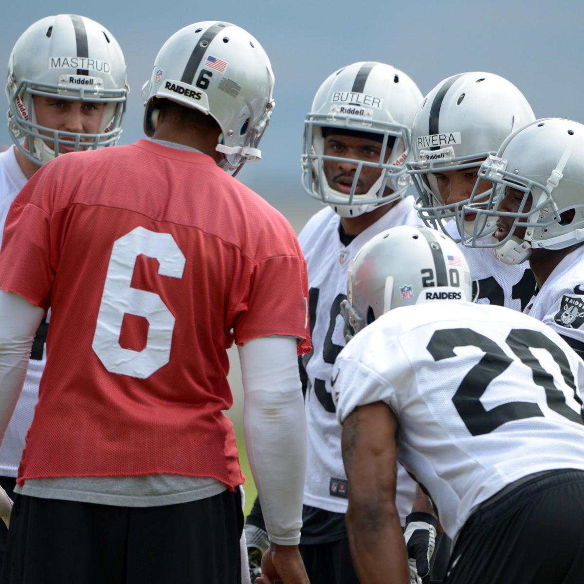 Projected Oakland Raiders' Final 53Man Roster, Training Camp Edition