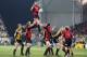 CHRISTCHURCH, NEW ZEALAND - JULY 12: Kieran Read of the Crusaders wins a lineout during the round 20 Super Rugby match between the Crusaders and the Hurricanes at AMI Stadium on July 12, 2013 in Christchurch, New Zealand. (Photo by Joseph Johnson/Getty Images)