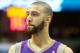 April 17, 2013; Denver, CO, USA; Phoenix Suns guard Kendall Marshall (12) during the second half against the Denver Nuggets at the Pepsi Center. The Nuggets won 118-98. Mandatory Credit: Chris Humphreys-USA TODAY Sports