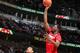 April 3, 2013; Chicago, IL, USA; McDonald's All American east forward Andrew Wiggins (22) takes a shot against west forward Jabari Parker (22) during the McDonalds All American Games at the United Center. Mandatory Credit: Brian Spurlock-USA TODAY Sports