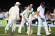 Steven Smith celebrates the fall of Matt Prior.