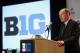 July 28, 2011; Chicago, IL, USA; Big Ten commissioner Jim Delany during the 2011 Big Ten football media day at the Hyatt-McCormick Place. Mandatory Credit: Jerry Lai-USA TODAY Sports