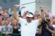 GULLANE, SCOTLAND - JULY 21: Phil Mickelson of the United States reacts to a birdie putt on the 18th hole during the final round of the 142nd Open Championship at Muirfield on July 21, 2013 in Gullane, Scotland. (Photo by Andy Lyons/Getty Images)