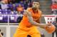 Feb 27, 2013; Fort Worth, TX, USA; Oklahoma State Cowboys guard Marcus Smart (33) during the game against TCU Horned Frogs at the Daniel-Meyer Coliseum. Oklahoma State Cowboys won 64-47. Mandatory Credit: Jim Cowsert-USA TODAY Sports