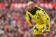 MANCHESTER, ENGLAND - JANUARY 13: Pepe Reina of Liverpool looks on during the Barclays Premier League match between Manchester United and Liverpool at Old Trafford on January 13, 2013 in Manchester, England. (Photo by Alex Livesey/Getty Images)