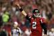 ATLANTA, GA - JANUARY 20: Quarterback Matt Ryan #2 of the Atlanta Falcons celebrates after throwing a 20-yard touchdown to wide receiver Julio Jones #11 in the second quarter against the San Francisco 49ers in the NFC Championship game at the Georgia Dome on January 20, 2013 in Atlanta, Georgia. (Photo by Streeter Lecka/Getty Images)
