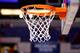INDIANAPOLIS, IN - MARCH 31: A detail of a basket hoop, net and backboard as the Duke Blue Devils play against the Louisville Cardinals during the Midwest Regional Final round of the 2013 NCAA Men's Basketball Tournament at Lucas Oil Stadium on March 31, 2013 in Indianapolis, Indiana. (Photo by Andy Lyons/Getty Images)