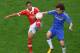 AMSTERDAM, NETHERLANDS - MAY 15: Lorenzo Melgarejo of Benfica and David Luiz of Chelsea compete for the ball during the UEFA Europa League Final between SL Benfica and Chelsea FC at Amsterdam Arena on May 15, 2013 in Amsterdam, Netherlands. (Photo by Christof Koepsel/Getty Images)