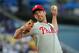 LOS ANGELES, CA - JUNE 29: Cliff Lee #33 of the Philadelphia Phillies pitches against the Los Angeles Dodgers at Dodger Stadium on June 29, 2013 in Los Angeles, California. (Photo by Lisa Blumenfeld/Getty Images)