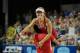 Martina Hingis celebrates a victory recently in a World Team Tennis match.