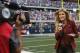 ARLINGTON, TX - NOVEMBER 22: Sideline reporter Erin Andrews during a Thanksgiving Day game between the Washington Redskins and the Dallas Cowboys at Cowboys Stadium on November 22, 2012 in Arlington, Texas. (Photo by Ronald Martinez/Getty Images)