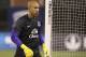Jul 31, 2013; San Francisco, CA, USA; Everton goalkeeper Tim Howard (24) leaves the field after the first half against Juventus at AT&T Park. Mandatory Credit: Kelley L Cox-USA TODAY Sports