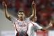 BANGKOK, THAILAND - JULY 28: Steven Gerrard of Liverpool celebrates after scoring his sides 3rd goal against Thailand during the international friendly match between Thailand and Liverpool at the Rajamangala Stadium on July 28, 2013 in Bangkok, Thailand. (Photo by Stanley Chou/Getty Images)