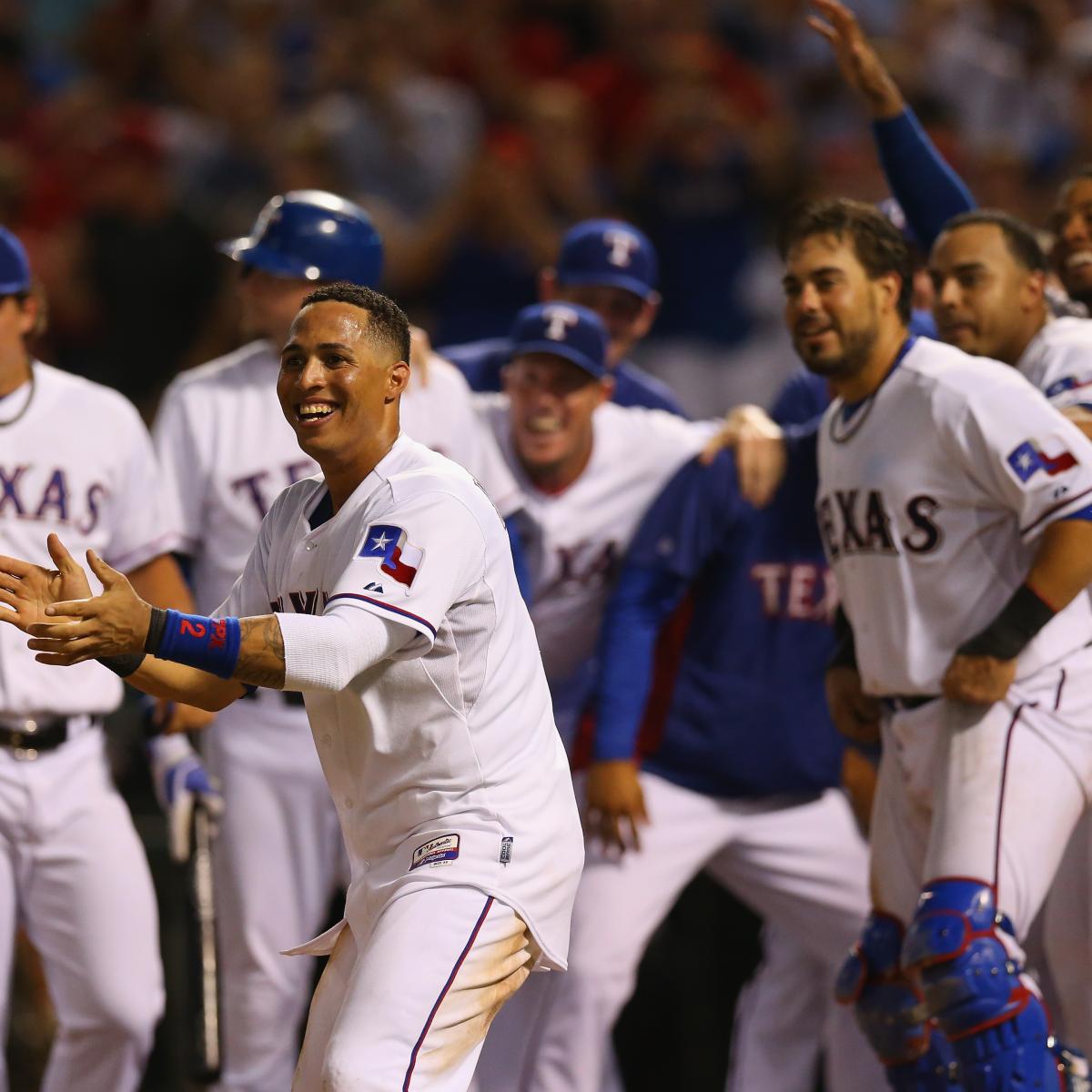 Angels vs. Rangers Video Watch Texas Sweep LA with 3 WalkOff Home