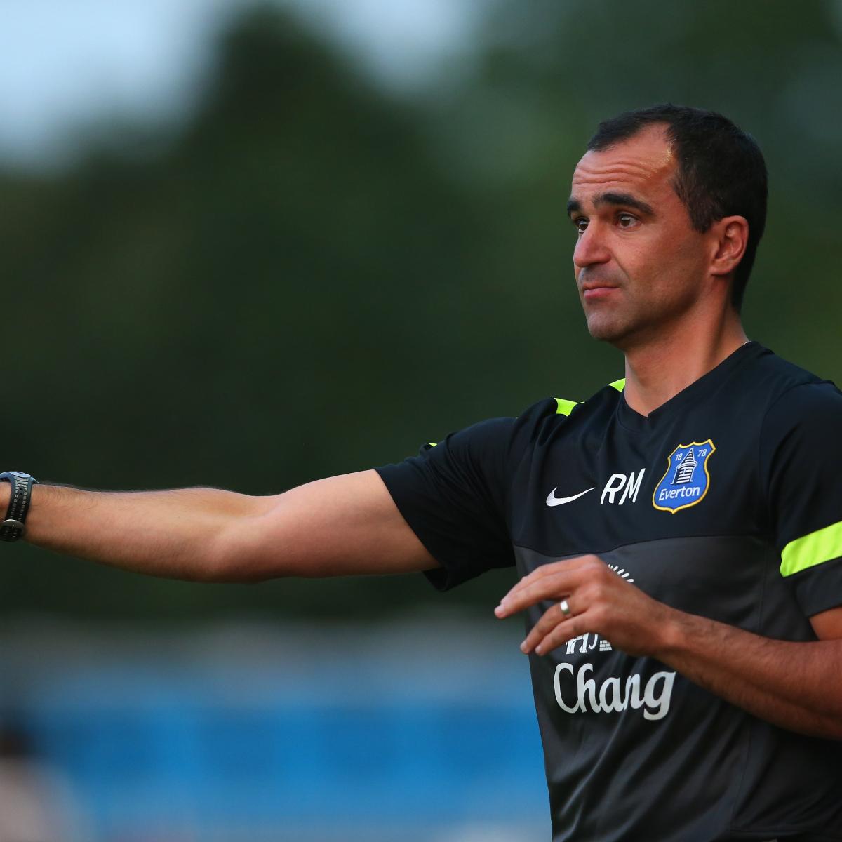 Premier League 1st Steps for Roberto Martinez 'Rebuilding' at Everton