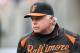 DETROIT, MI - JUNE 17: Manager Buck Showalter #36 Baltimore Orioles watches the action from the dugout during the game against the Detroit Tigers at Comerica Park on June 17, 2013 in Detroit, Michigan. (Photo by Leon Halip/Getty Images)