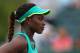 KEY BISCAYNE, FL - MARCH 25: Sloane Stephens plays a match against Agnieszka Radwanska of Poland during day eight of the Sony Open at Crandon Park Tennis Center on March 25, 2013 in Key Biscayne, Florida. (Photo by Mike Ehrmann/Getty Images)