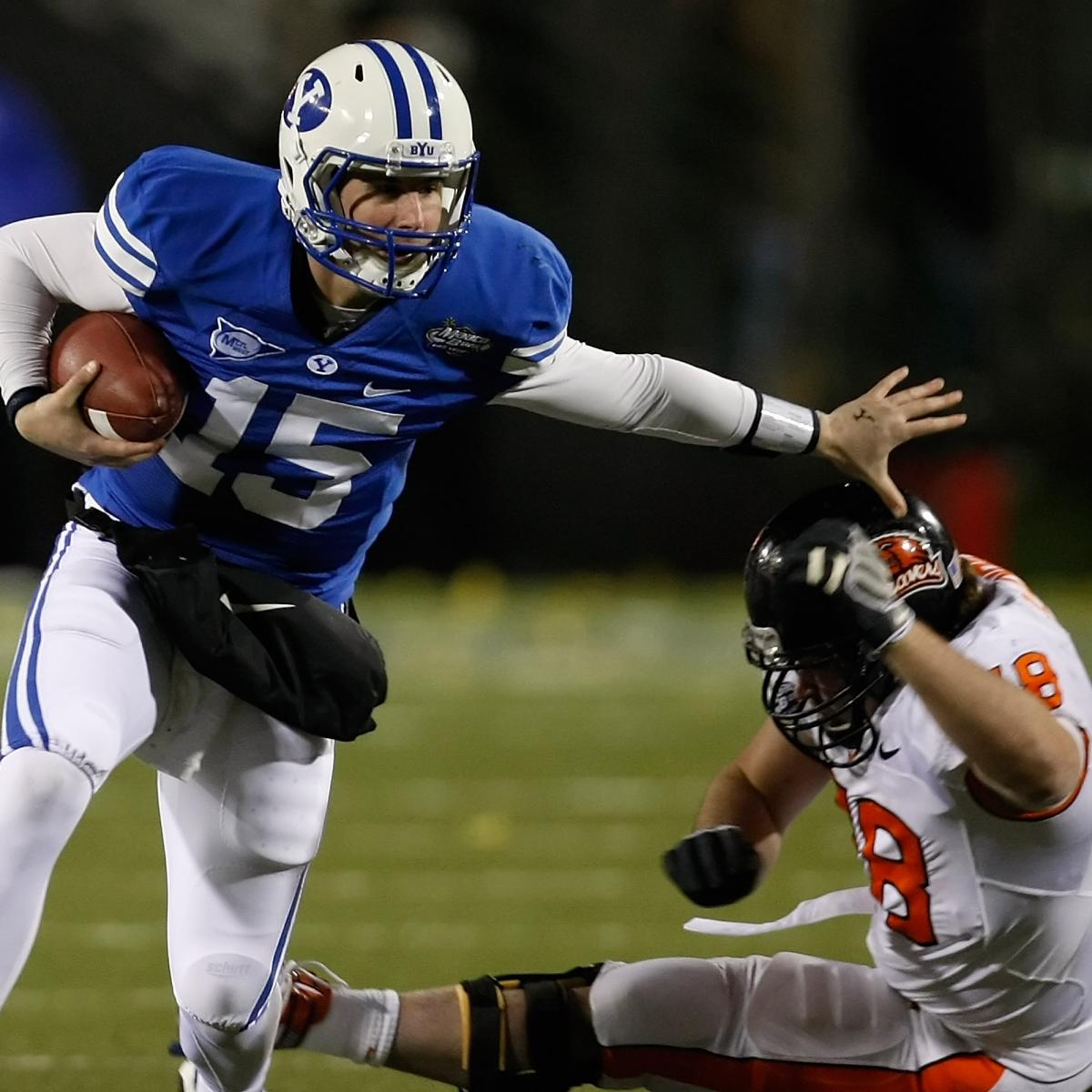 Alternate Royal Blue BYU Football Uniforms