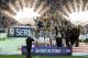 TURIN, ITALY - MAY 11: Players of Juventus FC celebrate with the Serie A trophy after the Serie A match between Juventus and Cagliari Calcio at Juventus Arena on May 11, 2013 in Turin, Italy. (Photo by Claudio Villa/Getty Images)
