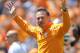 Apr 20, 2013; Knoxville, TN, USA; Tennessee Volunteers head coach Butch Jones during the first half of the spring Orange and White game at Neyland Stadium. Mandatory Credit: Randy Sartin-USA TODAY Sports