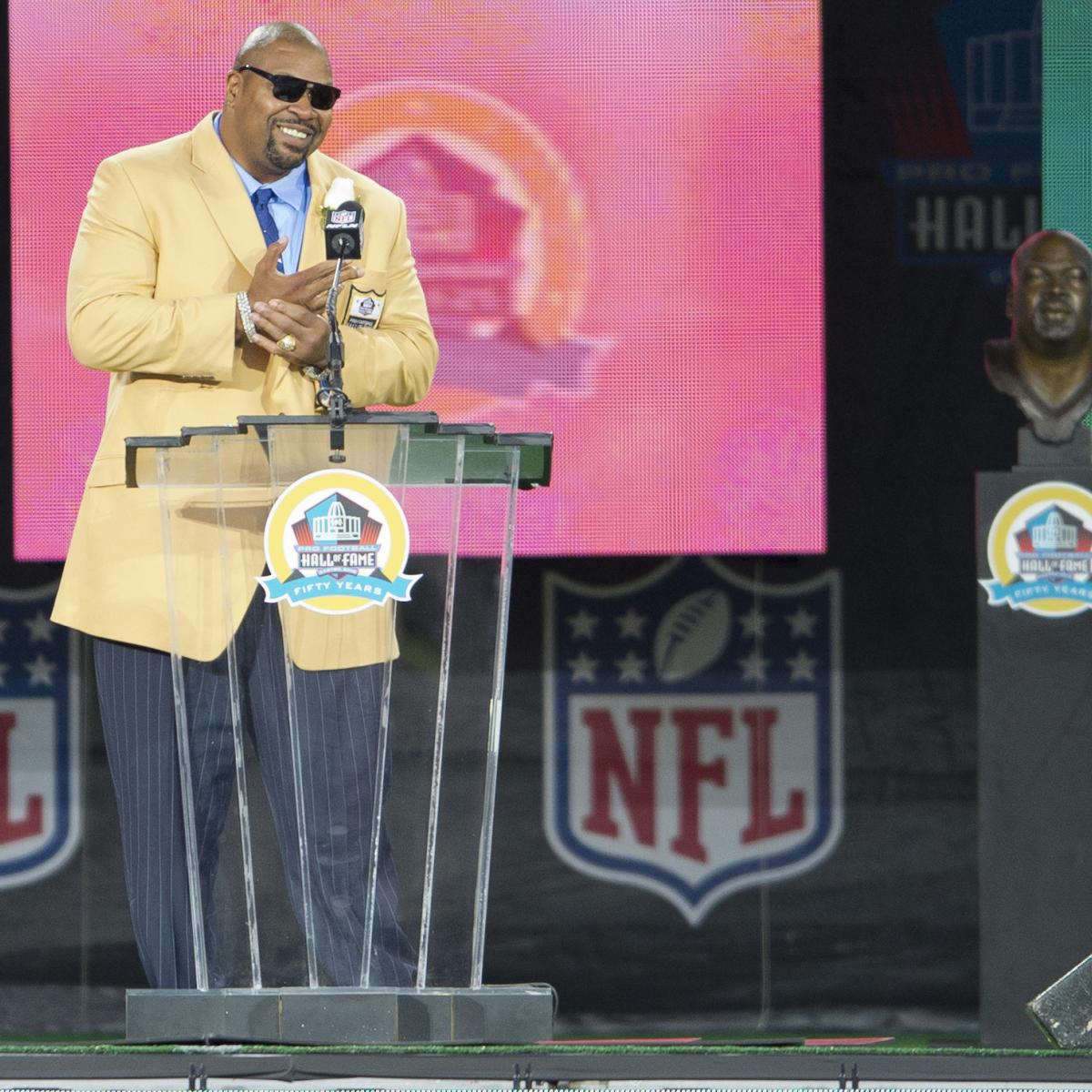 Larry Allen Video Watch Former NFL Star Thank His Wife in Hall of Fame
