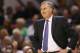 SAN ANTONIO, TX - APRIL 21: Head coach, Mike D'Antoni of the Los Angeles Lakers during Game One of the Western Conference Quarterfinals of the 2013 NBA Playoffs at AT&T Center on April 21, 2013 in San Antonio, Texas. NOTE TO USER: User expressly acknowledges and agrees that, by downloading and or using this photograph, User is consenting to the terms and conditions of the Getty Images License Agreement. (Photo by Ronald Martinez/Getty Images)