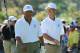 Trevino with Corey Pavin at 2012 Ryder Cup Celebrity Captains event