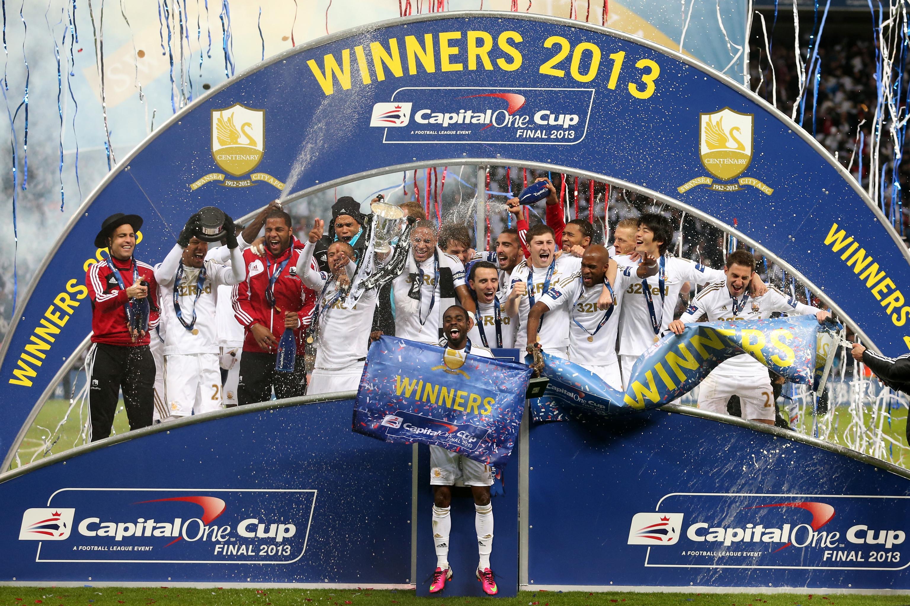 Cup 2013. Swansea City Capital one. Winner 2013.