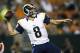 Aug 8, 2013; Cleveland, OH, USA; St. Louis Rams quarterback Sam Bradford (8) passes the ball in the second quarter against the Cleveland Browns at FirstEnergy Stadium. Mandatory Credit: Rick Osentoski-USA TODAY Sports