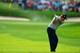 ROCHESTER, NY - AUGUST 09: Jason Dufner of the United States hits a shot to the 13th green during the second round of the 95th PGA Championship on August 9, 2013 in Rochester, New York. (Photo by Stuart Franklin/Getty Images)
