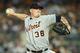 NEW YORK - AUGUST 18: Jeremy Bonderman #38 of the Detroit Tigers pitching against the New York Yankees at Yankee Stadium on August 18, 2010 in the Bronx borough of New York City. (Photo by Andrew Burton/Getty Images)