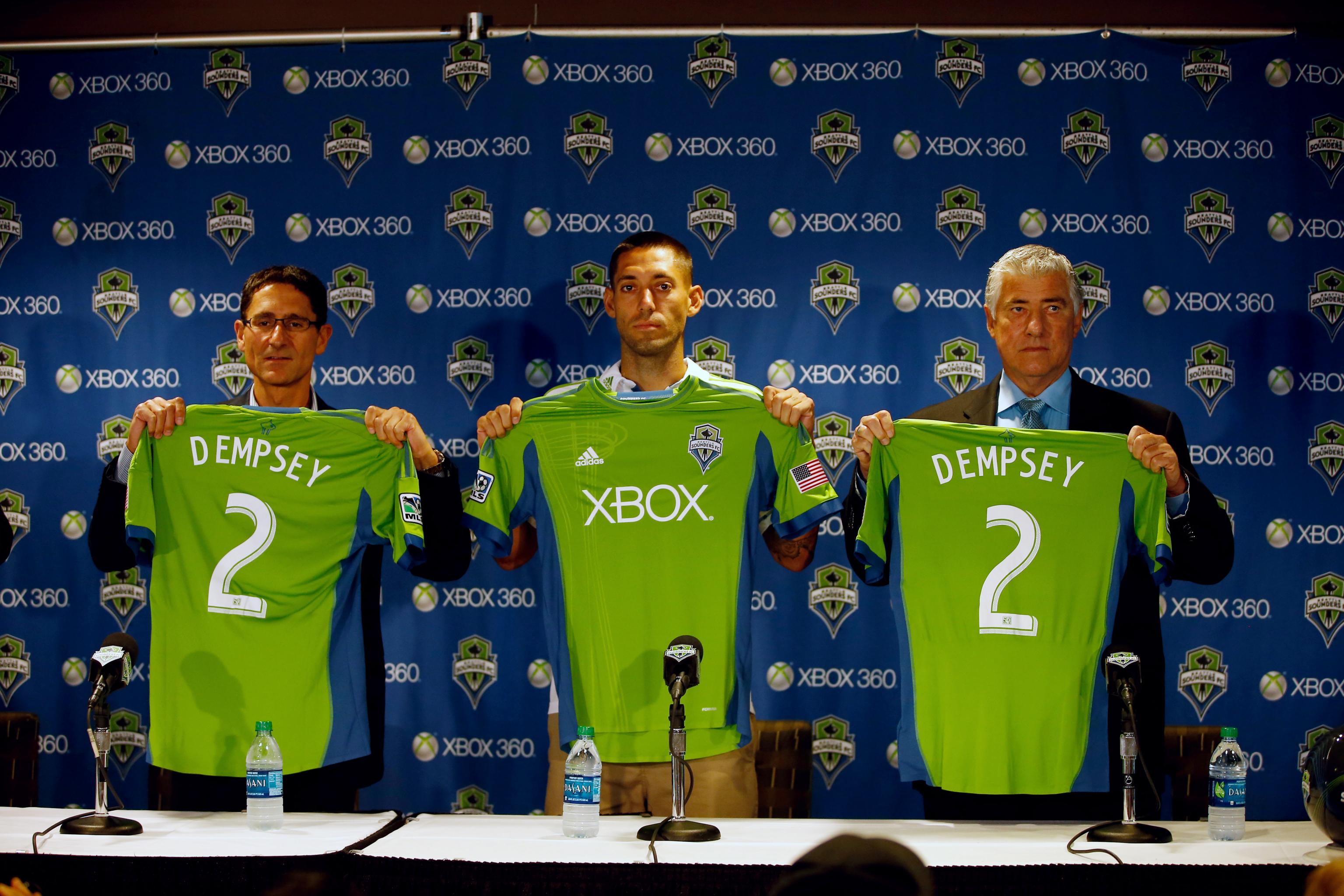 Make it the perfect end to MLS Jersey Week by winning a Clint Dempsey  Seattle Sounders jersey