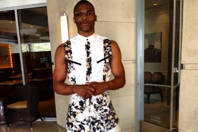 Russell Westbrook Shows Off Latest Fashion Statement At Teen