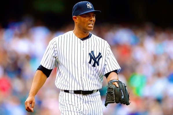 Mariano Rivera's baseball prowess, illustrated with R (Revolutions)