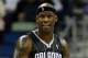 Mar 4, 2013; New Orleans, LA, USA; Orlando Magic forward Al Harrington (3) waits for play to resume against the New Orleans Hornets during the second half of the game. The Magic won 105-102. Mandatory Credit: Tyler Kaufman-USA TODAY Sports
