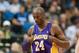 Mar 27, 2013; Minneapolis, MN, USA; Los Angeles Lakers shooting guard Kobe Bryant (24) during the fourth quarter against the Minnesota Timberwolves at Target Center. Lakers won 120-117. Mandatory Credit: Greg Smith-USA TODAY Sports