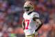 DENVER, CO - AUGUST 26: Wide receiver A.J. Jenkins #17 of the San Francisco 49ers in action during a pre-season game against the Denver Broncos at Sports Authority Field Field at Mile High on August 26, 2012 in Denver, Colorado. The 49ers defeated the Broncos, 29-24. (Photo by Justin Edmonds/Getty Images)