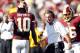 Washington Redskins Coach Mike Shanahan along with Robert Griffin III midway through the 2012 NFL season.
