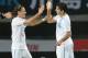 RIFU, JAPAN - AUGUST 14: Luis Suarez of Uruguay (R) celebrates with Diego Forlan (L) after scoring his team's third goal during the international friendly match between Japan and Uruguay at Miyagi Stadium on August 14, 2013 in Rifu, Miyagi, Japan. (Photo by Atsushi Tomura/Getty Images)