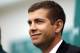 WALTHAM, MA - JULY 5: New Boston Celtics head coach Brad Stevens is introduced to the media July 5, 2013 in Waltham, Massachusetts. Stevens was hired away from Butler University where he led the Bulldogs to two back to back national championship game appearances in 2010, and 2011. (Photo by Darren McCollester/Getty Images)