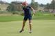 PARKER, CO - AUGUST 16: Jessica Korda of the USA Solhiem Cup Team celbrates after making the winning putt on the 16th hole in her 3&2 win during the friday foursomes matches at 2013 Solheim Cup at the Colorada Golf Club on August 16, 2013 in Parker, Colorado. (Photo by Andy Lyons/Getty Images)