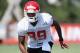 SAINT JOSEPH, MO - JULY 31: Wide receiver Jonathan Baldwin #89 practices during Kansas City Chiefs Training Camp on July 31, 2011 in Saint Joseph, Missouri. (Photo by Jamie Squire/Getty Images)