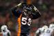 November 17, 2011; Denver, CO, USA; Denver Broncos linebacker Von Miller (58) during the third quarter against the New York Jets at Sports Authority Field. Mandatory Credit: Chris Humphreys-USA TODAY Sports