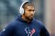 FOXBORO, MA - JANUARY 13: Arian Foster #23 of the Houston Texans warms up prior to playing against the New England Patriots during the 2013 AFC Divisional Playoffs game at Gillette Stadium on January 13, 2013 in Foxboro, Massachusetts. (Photo by Jim Rogash/Getty Images)