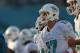JACKSONVILLE, FL - AUGUST 09: Ryan Tannehill #17 of the Miami Dolphins warms up during a preseason game against the Jacksonville Jaguars at EverBank Field on August 9, 2013 in Jacksonville, Florida. (Photo by Mike Ehrmann/Getty Images)