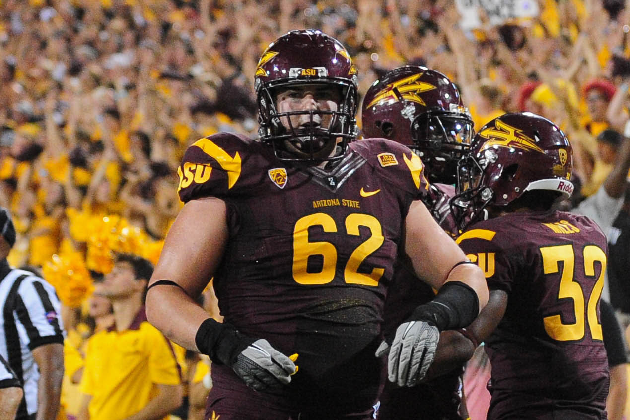 Offensive line adjusting to new leadership, 'comfortable' in new scheme -  ASUDevils