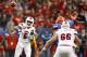 Jan 2, 2013; New Orleans, LA, USA; Louisville Cardinals quarterback Teddy Bridgewater (5) throws a pass against the Florida Gators during the first quarter of the Sugar Bowl at the Mercedes-Benz Superdome. Mandatory Credit: Derick E. Hingle-USA TODAY Sports