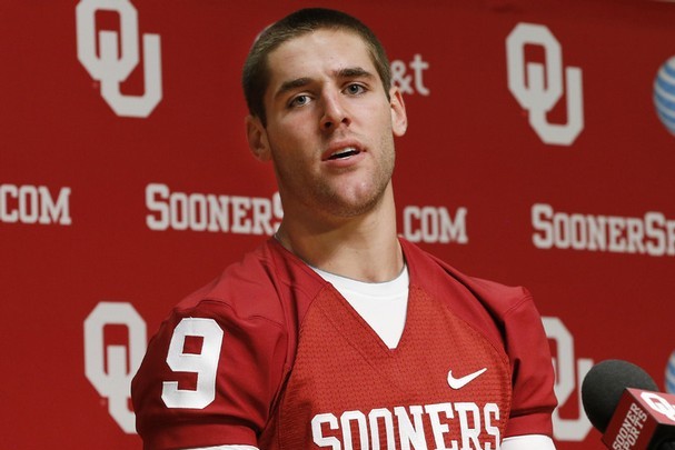 Trevor Knight Oklahoma Sooners #9 Football Jersey - White