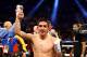 LAS VEGAS, NV - MAY 04: Leo Santa Cruz celebrates after his fith round knockout of Alexander Munoz in their junior middleweight bout at the MGM Grand Garden Arena on May 4, 2013 in Las Vegas, Nevada. (Photo by Al Bello/Getty Images)