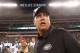 Aug. 18, 2013; East Rutherford, NJ, USA; New York Jets head coach Rex Ryan walks off the field after the game against the Jacksonville Jaguars at MetLife Stadium. Jets win 37-13. Mandatory Credit: Debby Wong-USA TODAY Sports